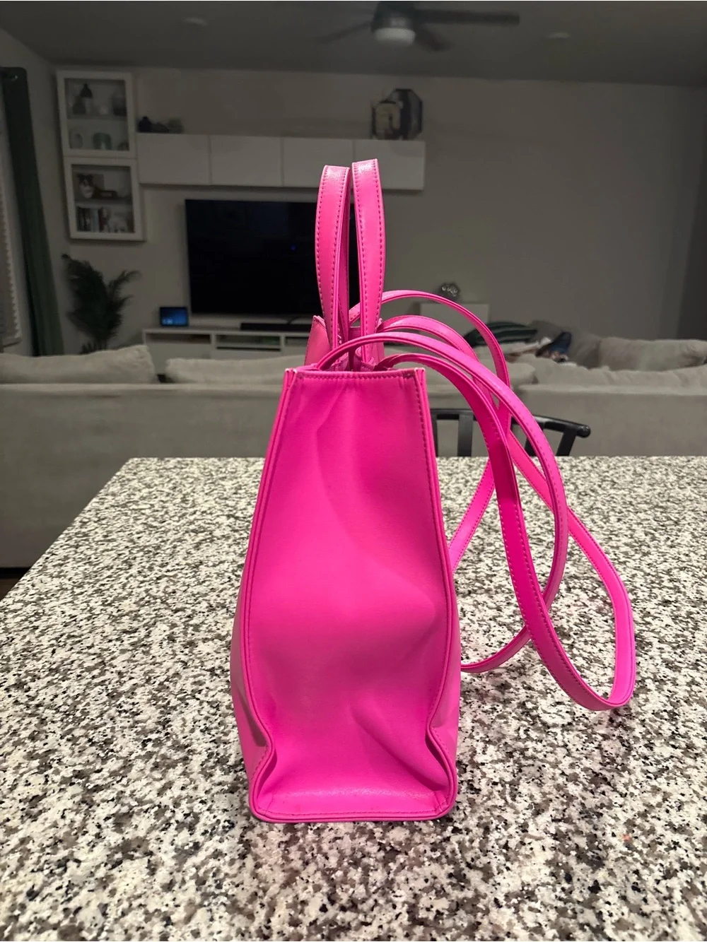 Telfar Large Azalea Pink Shopping Bag